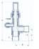 Вентиль запорный угловой ( 1/4 MPT x 3/8 SAE ) 7763-B Henry Technologies