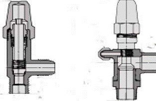 Вентиль запорный угловой ( 5/8 ODF x 5/8 ODF ) 7832 Henry Technologies