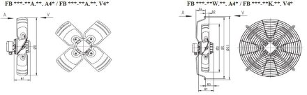 Вентилятор осевой ZIEHL-ABEGG FB040-4EK.2F.V4P Ziehl-Abegg