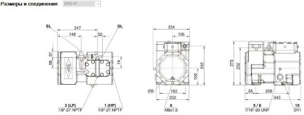 Компрессор 2FES-3Y (LBP/MBP/HBP) Ecoline Bitzer Компрессор 2FES-3Y (LBP/MBP/HBP) Ecoline Bitzer