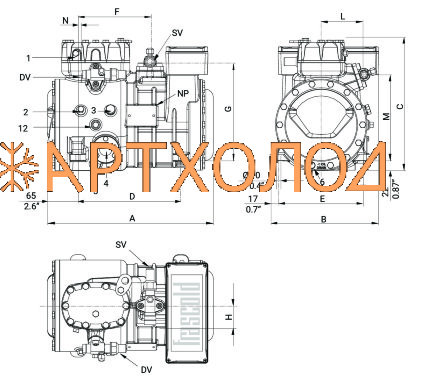 Компрессор Frascold D3-18.1Y