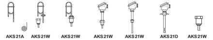 Датчик температуры AKS 21 A 084N2024 Danfoss Датчик температуры AKS 21 A 084N2024 Danfoss