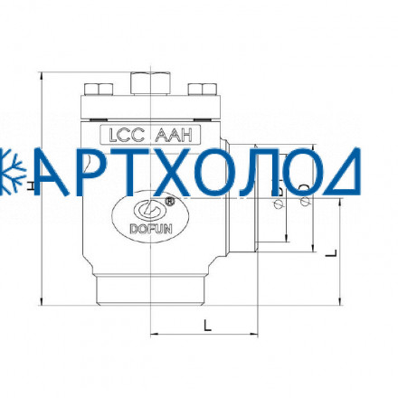 Сетчатый фильтр FVD-HA DN50 63 бар, угловой Dofun Сетчатый фильтр FVD-HA DN50 63 бар, угловой Dofun